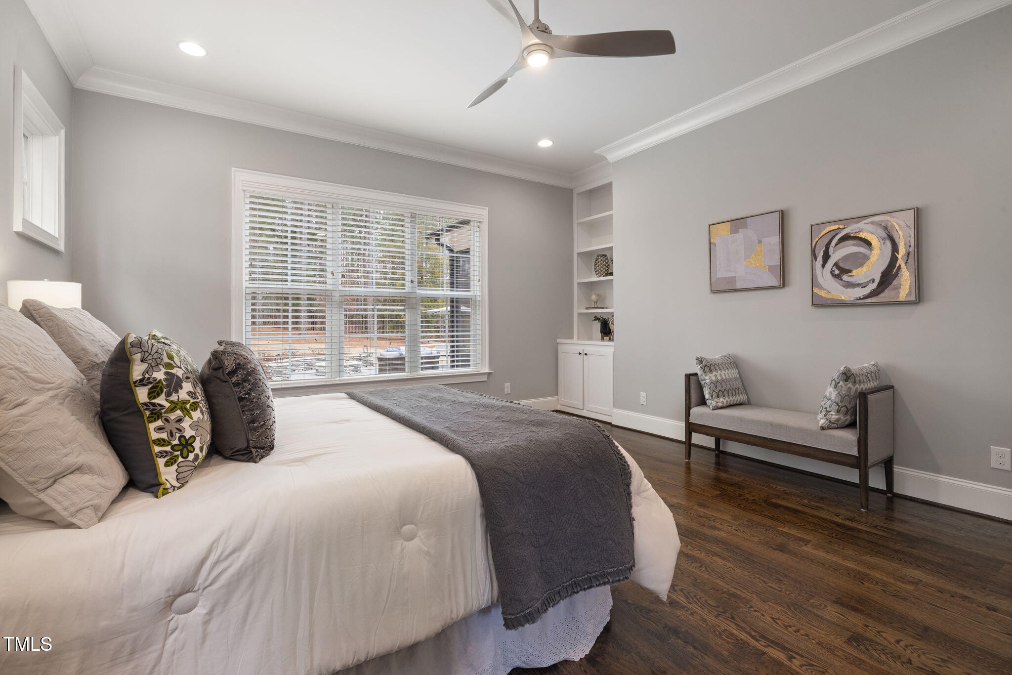 170 Pine Cone Loop Pittsboro, NC 27312 - Photo 27 of 58 a bedroom with a bed and a large window