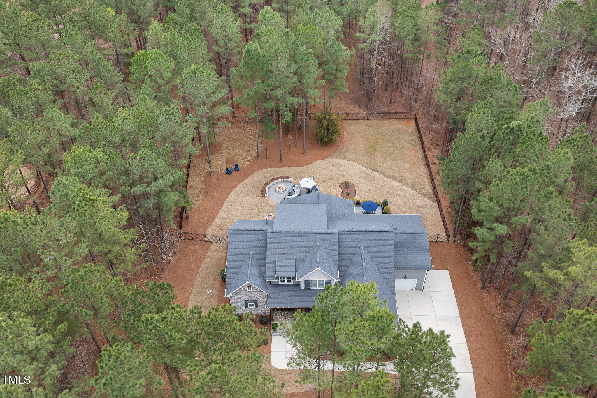 170 Pine Cone Loop Pittsboro, NC 27312 - Photo 4 of 58 an aerial view of a house with a yard