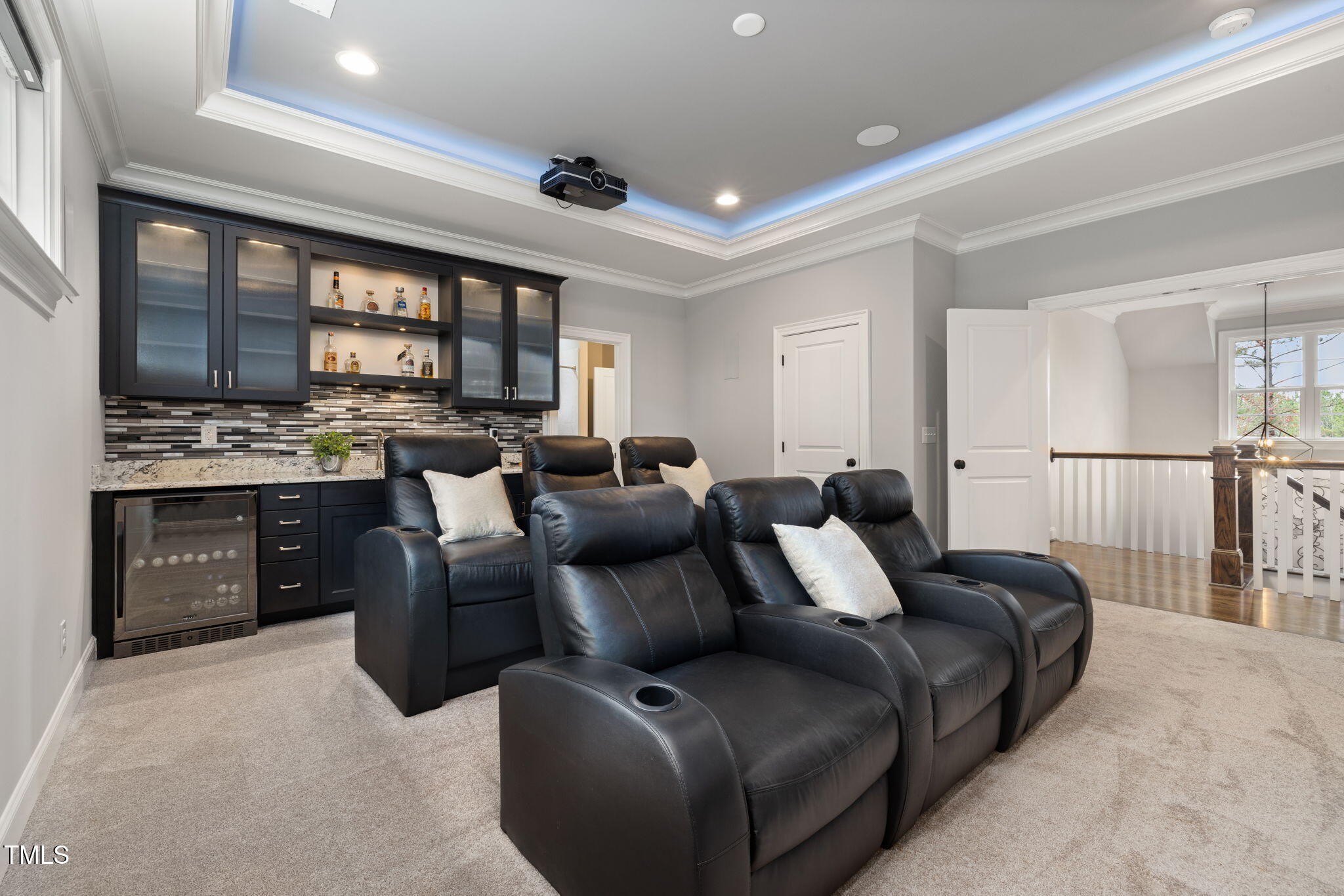 170 Pine Cone Loop Pittsboro, NC 27312 - Photo 43 of 58 a living room with furniture a large window and kitchen