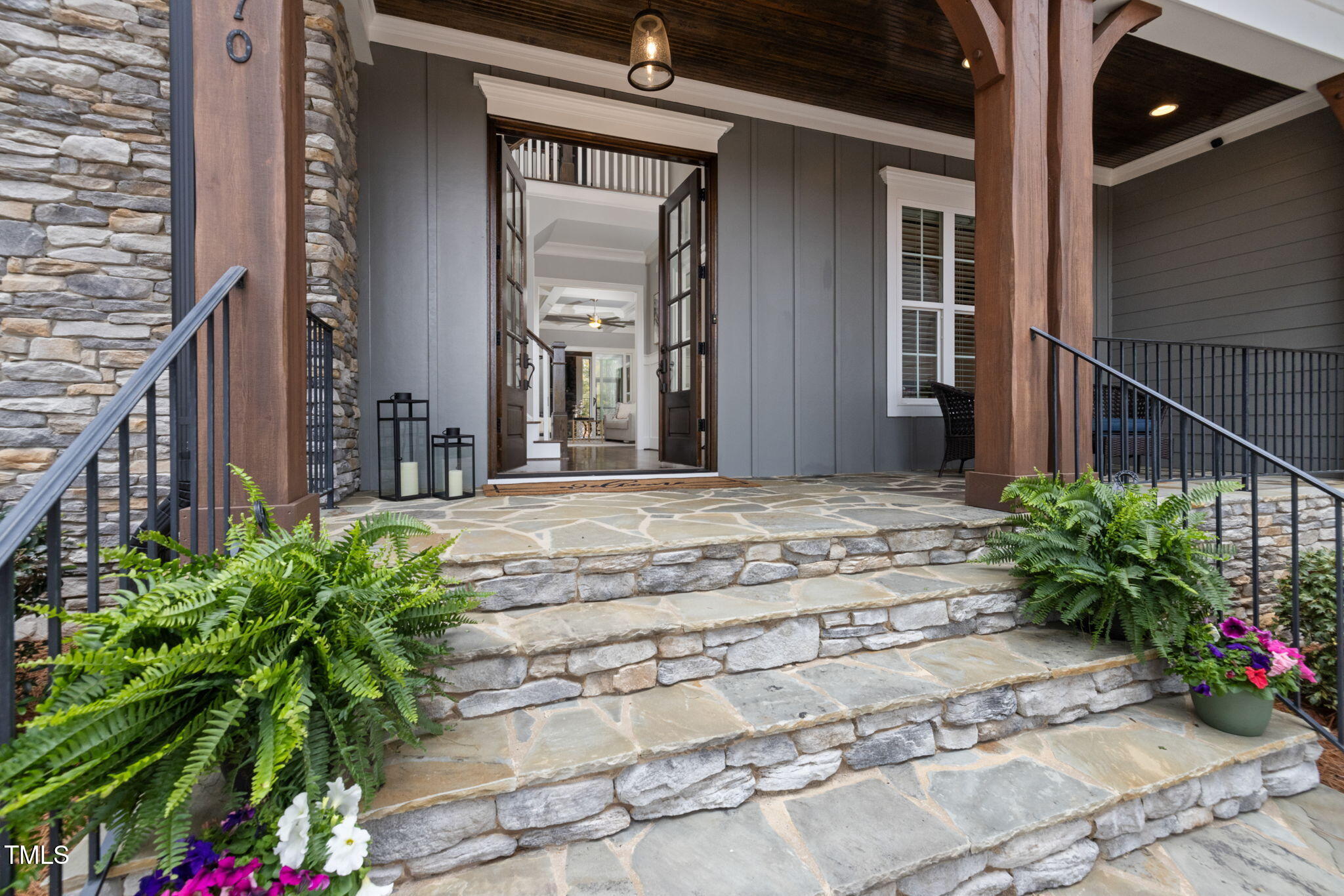 170 Pine Cone Loop Pittsboro, NC 27312 - Photo 9 of 58 a view of a house with a flower garden