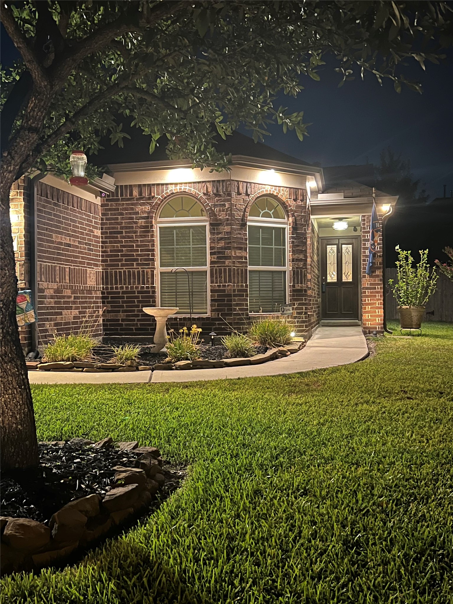 29307 Pear Side Court Spring, TX 77386 - Photo 24 of 29 You will appreciate the exterior soffit lighting.