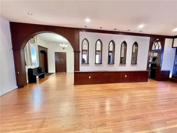 a view of an empty room