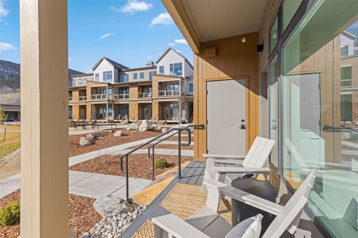 185 Lusher Court, Unit 109 Frisco, CO 80443 - Photo 13 of 21 a view of a balcony with chairs