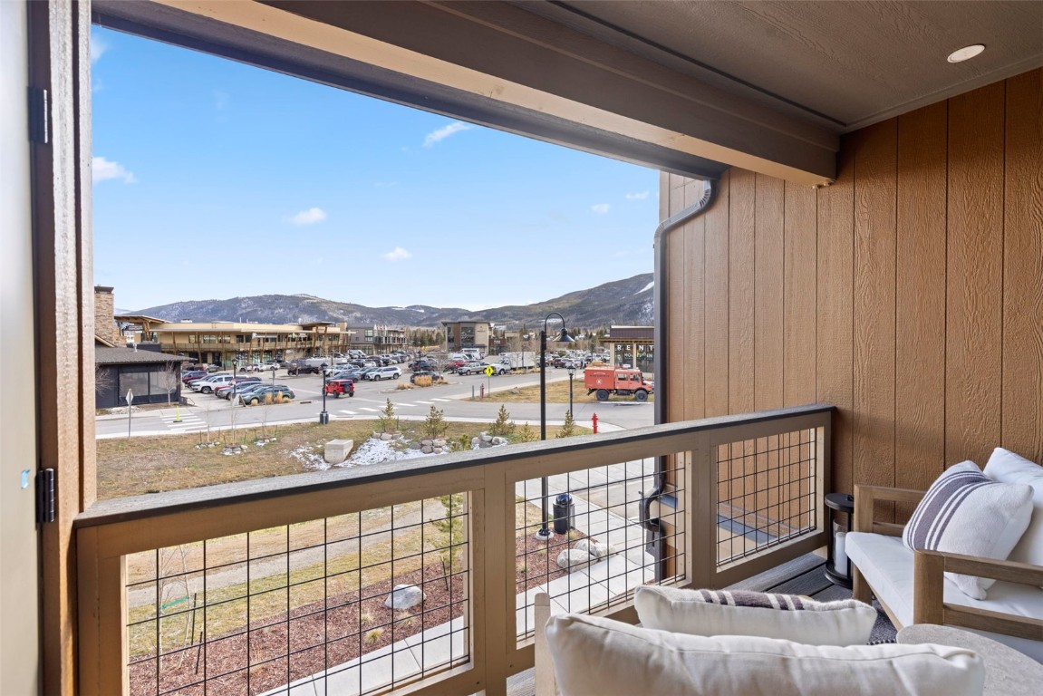 185 Lusher Court, Unit 109 Frisco, CO 80443 - Photo 16 of 21 a view of a balcony with furniture