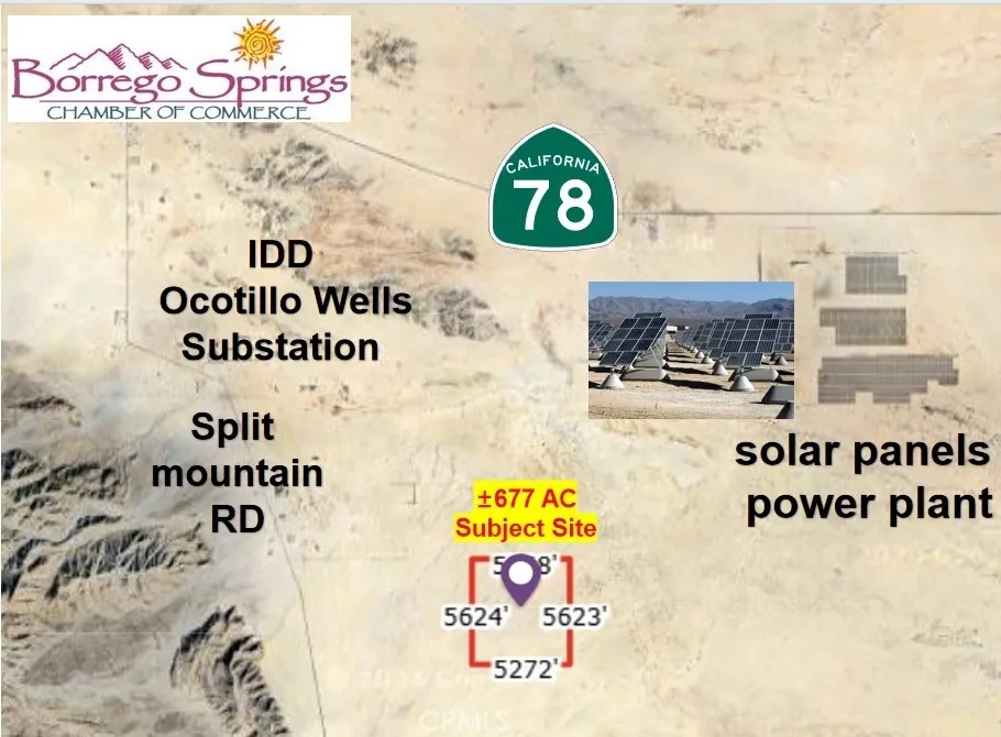 0 Ocotillo Wells Brawley, CA 92227 - Photo 2 of 10 a sign on the wall of a building