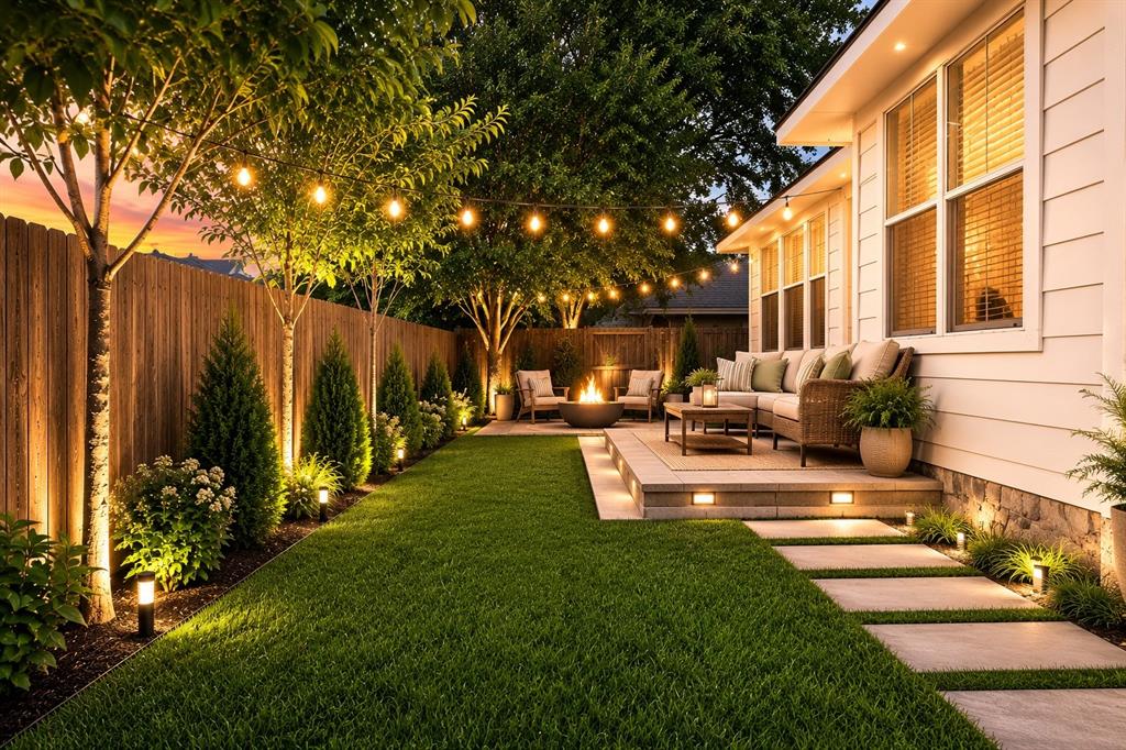 10012 Chadbourne Road Fort Worth, TX 76244 - Photo 23 of 26 Virtually staged image intended to illustrate the potential use and design of the outdoor space.