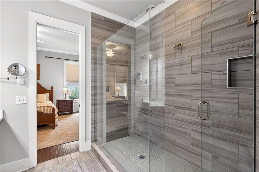 208 Sessions Street Woodstock, GA 30188 - Photo 30 of 47 a bathroom with a shower