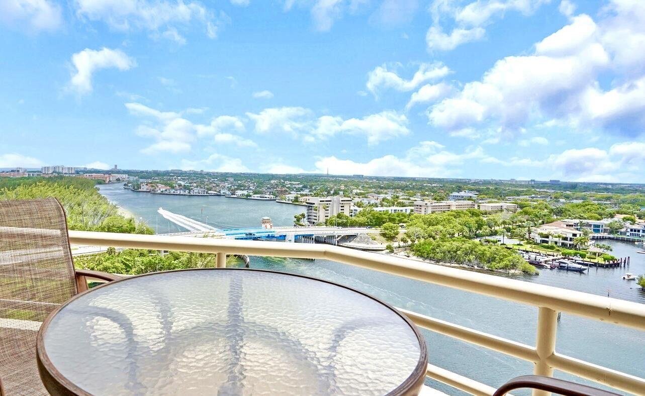 4101 North Ocean Boulevard, Unit 1604 Boca Raton, FL 33431 - Photo 12 of 51 a view of a city from a balcony