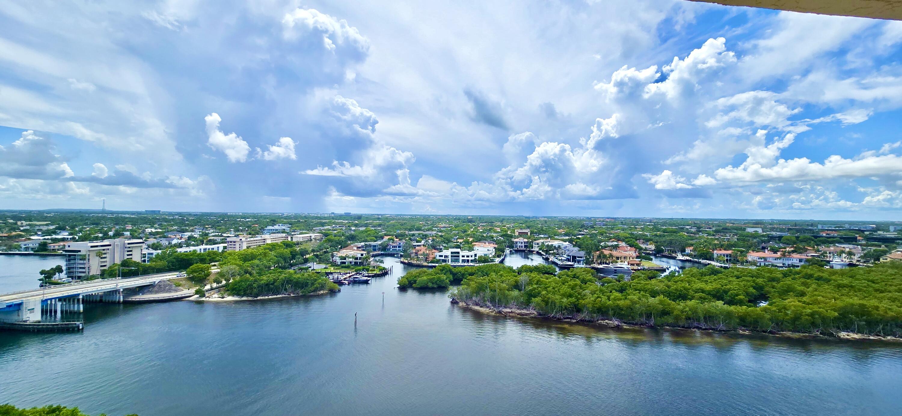 4101 North Ocean Boulevard, Unit 1604 Boca Raton, FL 33431 - Photo 14 of 51 a view of a lake with a city