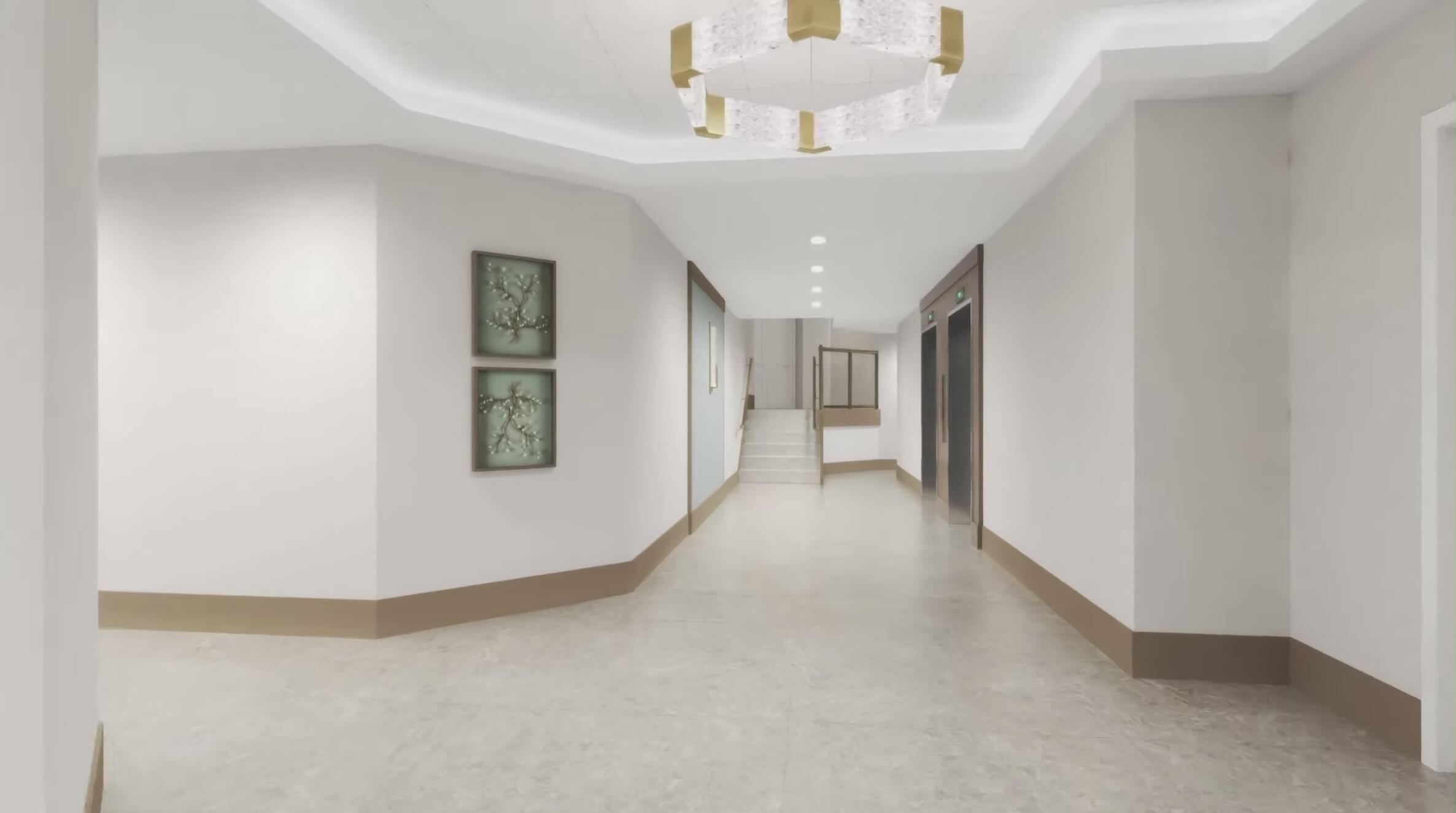 4101 North Ocean Boulevard, Unit 1604 Boca Raton, FL 33431 - Photo 44 of 51 a view of a hallway with staircase