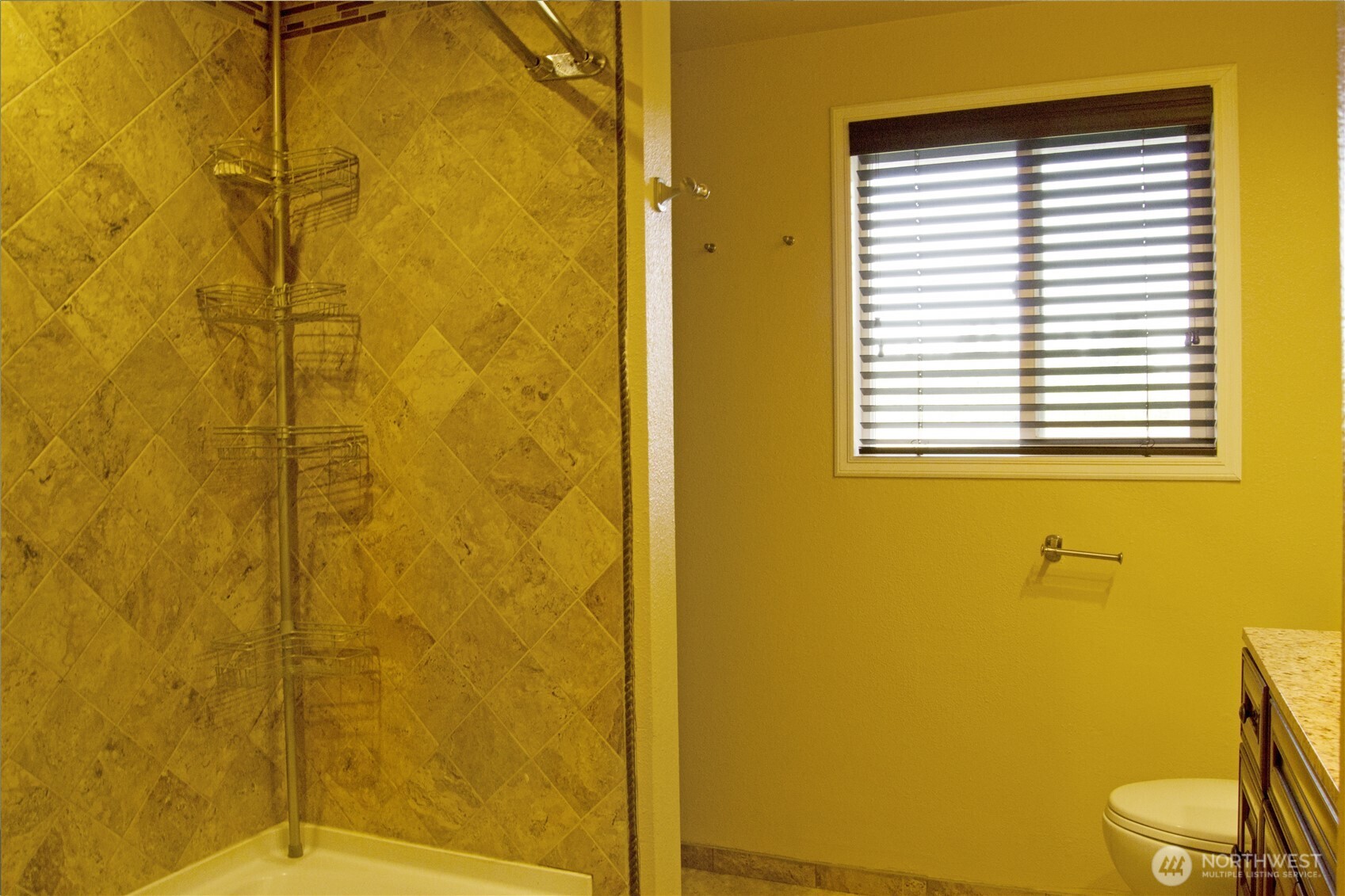 393 Flora Place Forks, WA 98331 - Photo 21 of 26 a bathroom with a sink window and a toilet