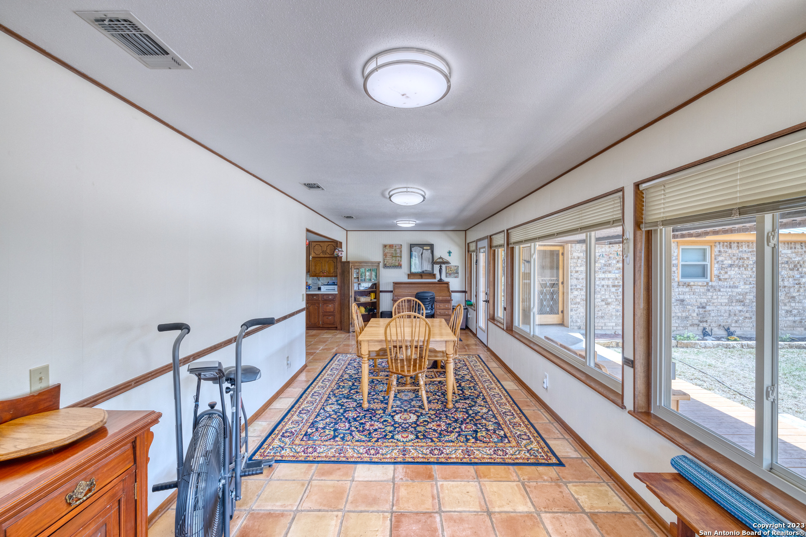 1482 Flatrock Circle Rio Frio, TX 78879 - Photo 17 of 34 a view of a chairs and table in the balcony