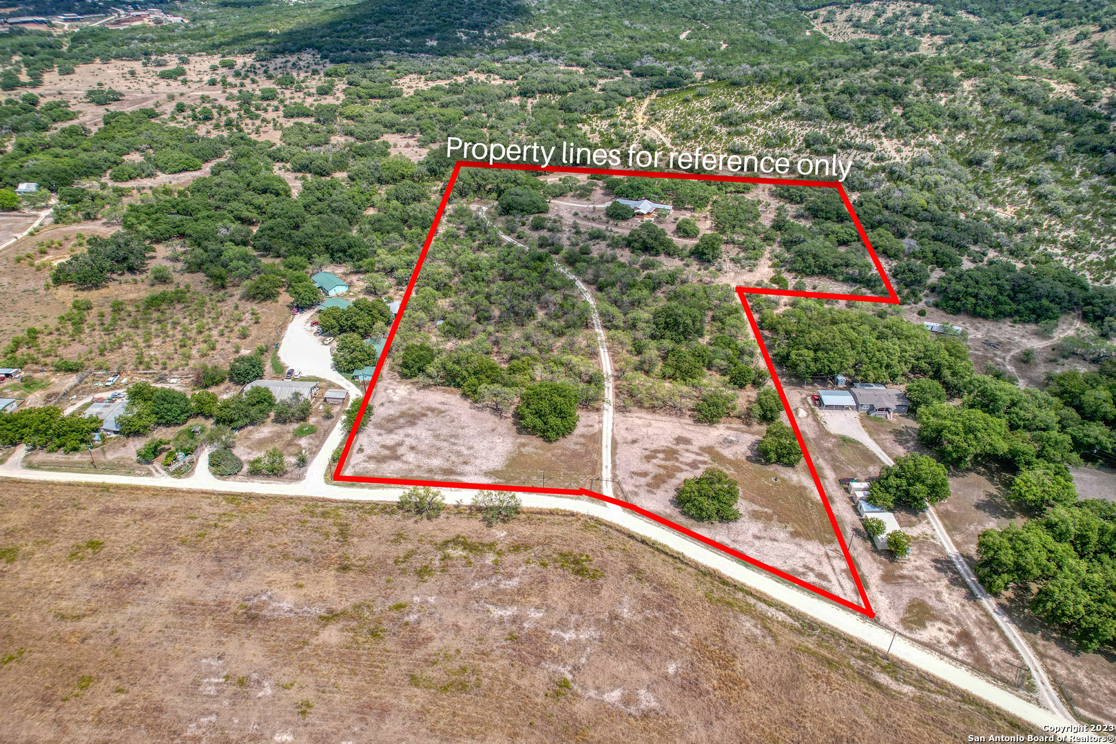 1482 Flatrock Circle Rio Frio, TX 78879 - Photo 32 of 34 a view of small yard