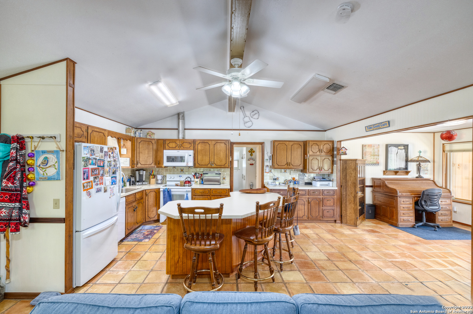 1482 Flatrock Circle Rio Frio, TX 78879 - Photo 6 of 34 a view of a dining room with furniture window and outside view