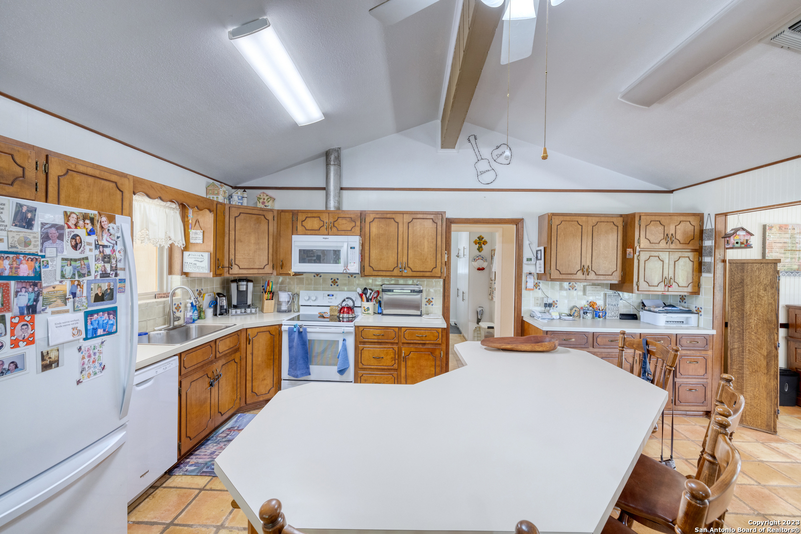 1482 Flatrock Circle Rio Frio, TX 78879 - Photo 7 of 34 a large kitchen with lots of counter top space