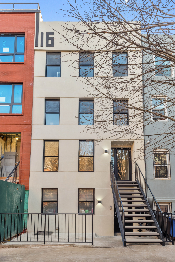 116 Madison Street Brooklyn, NY 11216 - Photo 5 of 6 a front view of a house