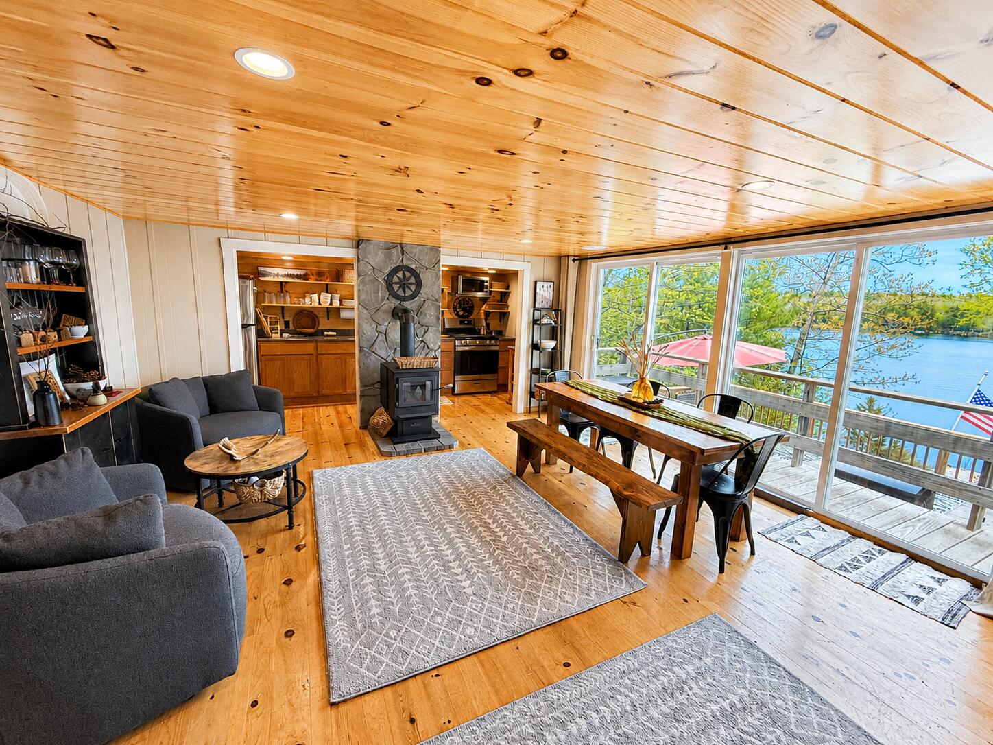 687 West Shore Road Otis, ME 04605 - Photo 15 of 55 Flex Space and Dining Area