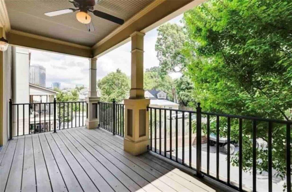 384 16th Street Northwest, Unit 1 Atlanta, GA 30363 - Photo 27 of 31 a view of balcony with wooden floor