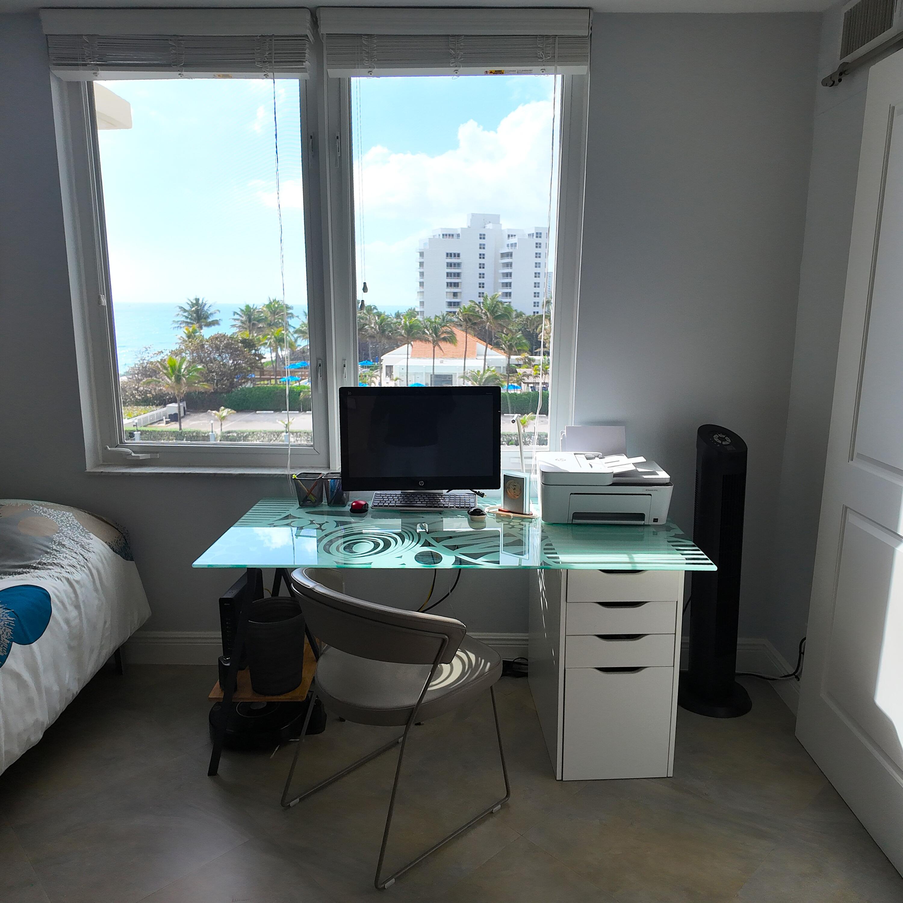 3301 South Ocean Boulevard, Unit 403 Highland Beach, FL 33487 - Photo 16 of 51 Office with Ocean View