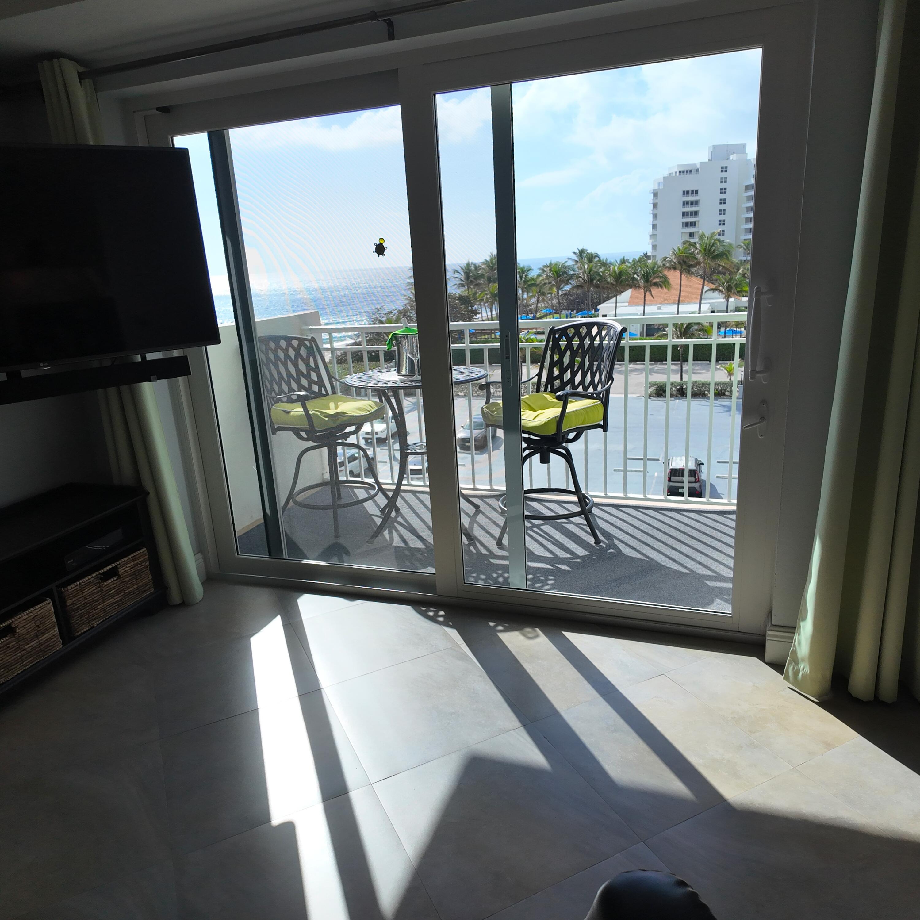 3301 South Ocean Boulevard, Unit 403 Highland Beach, FL 33487 - Photo 18 of 51 SE Facing Balcony