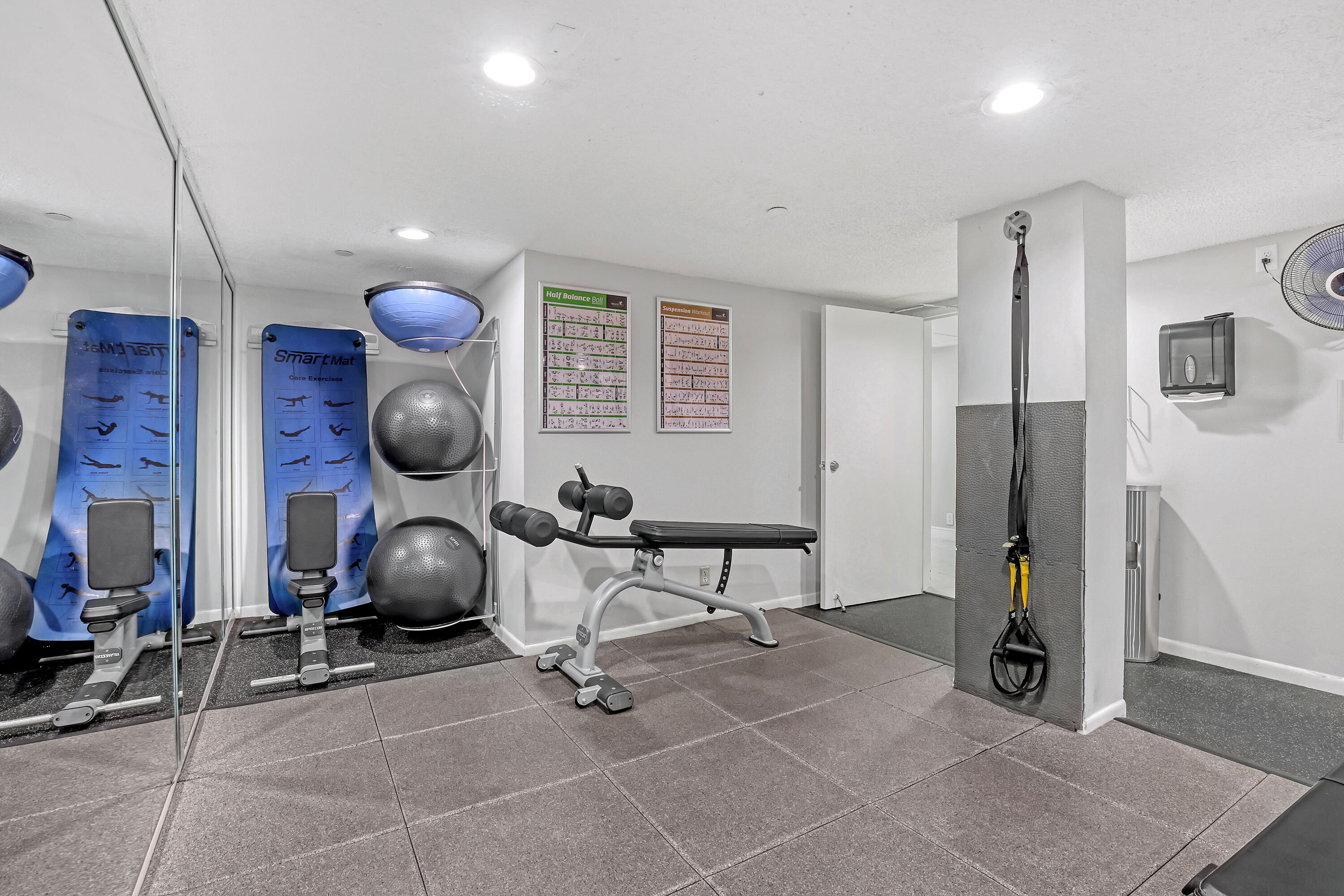 3301 South Ocean Boulevard, Unit 403 Highland Beach, FL 33487 - Photo 45 of 51 Gym weights