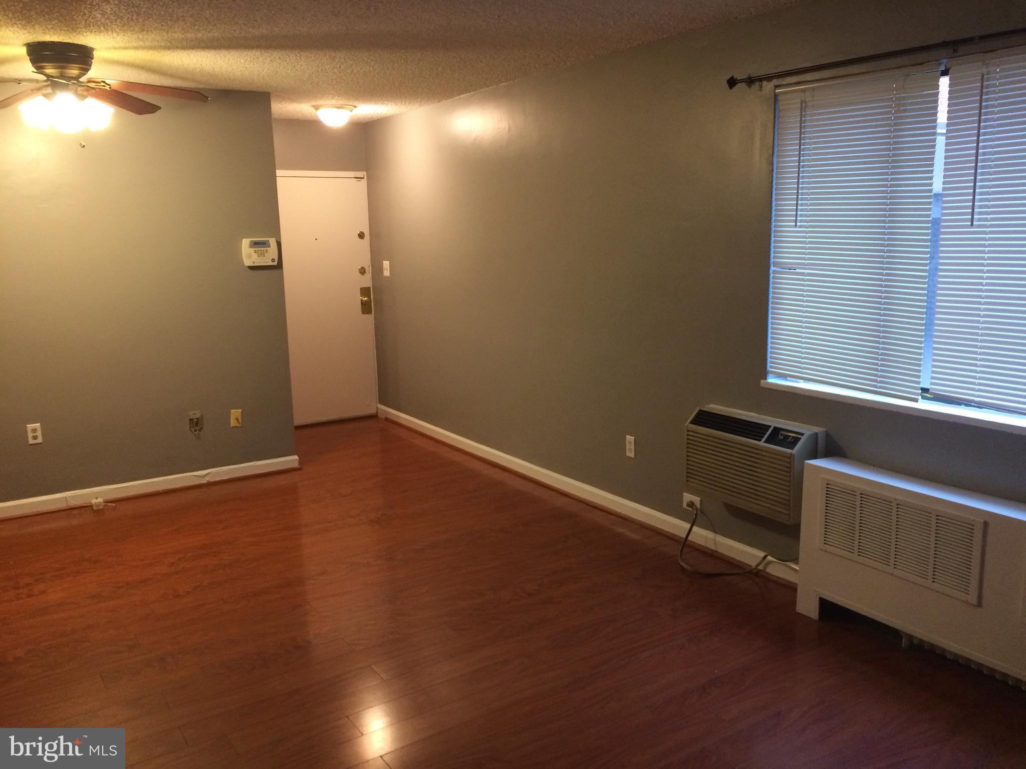 4721 1st Street Southwest, Unit 101 Washington, DC 20032 - Photo 5 of 12 an empty room with wooden floor and windows