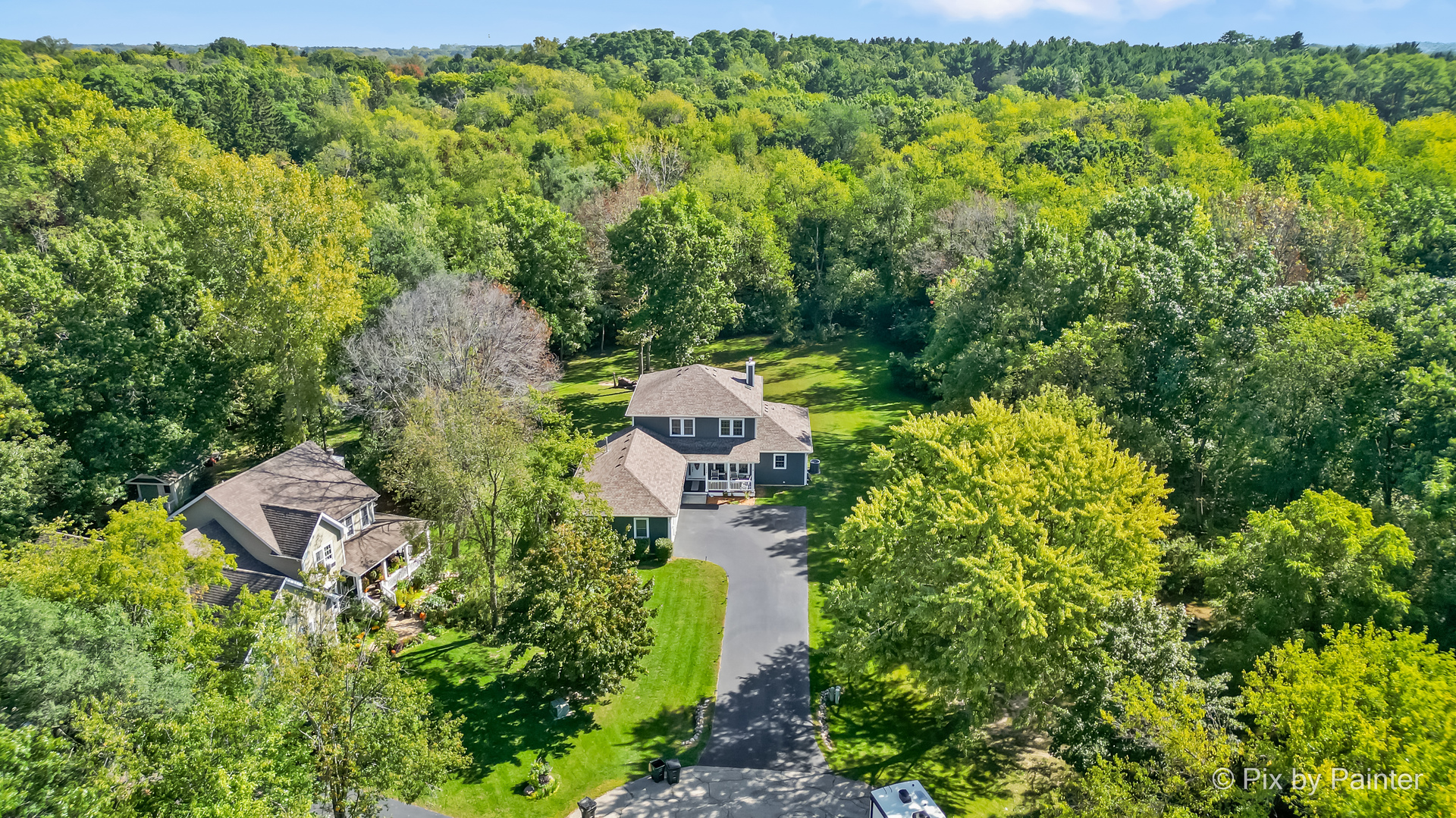 39247 Rangers Way Antioch, IL 60002 - Photo 12 of 53 an aerial view of a house with a yard basket ball court and outdoor seating