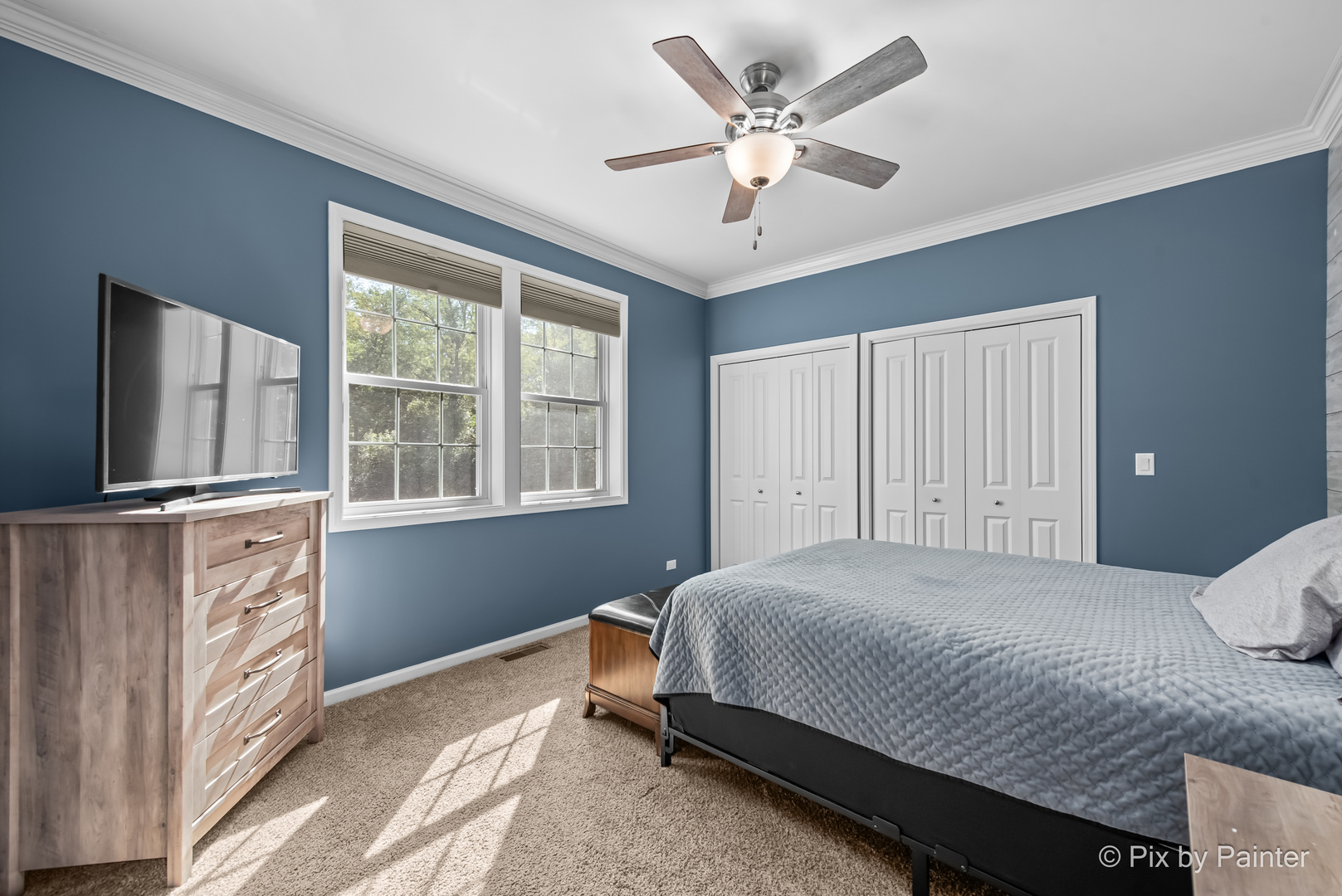 39247 Rangers Way Antioch, IL 60002 - Photo 38 of 53 a bedroom with a large bed and a window