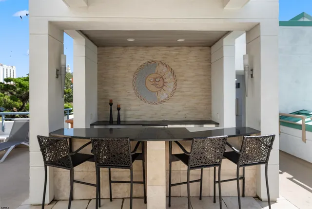 a table and chairs in a kitchen