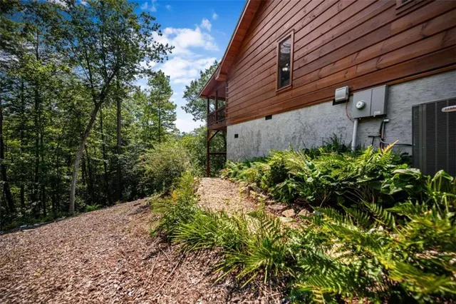 a view of a door of the house