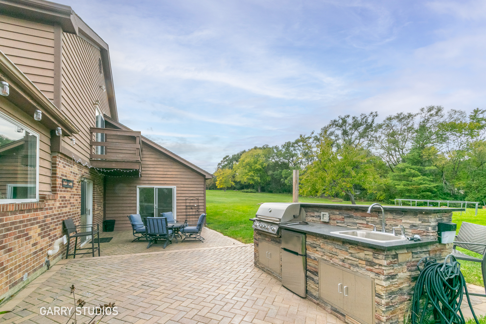 28824 Rivers Edge Drive Cary, IL 60013 - Photo 33 of 39 a view of a backyard with sitting area