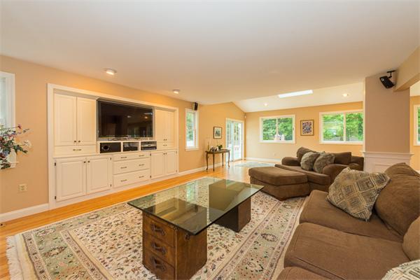 4 Farm Road Lexington, MA 02420 - Photo 14 of 28 a living room with furniture and a flat screen tv