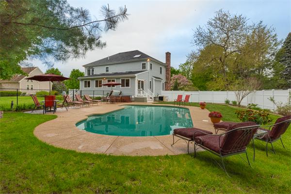 4 Farm Road Lexington, MA 02420 - Photo 27 of 28 a view of a house with a yard porch and sitting area
