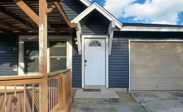 a view of a small house