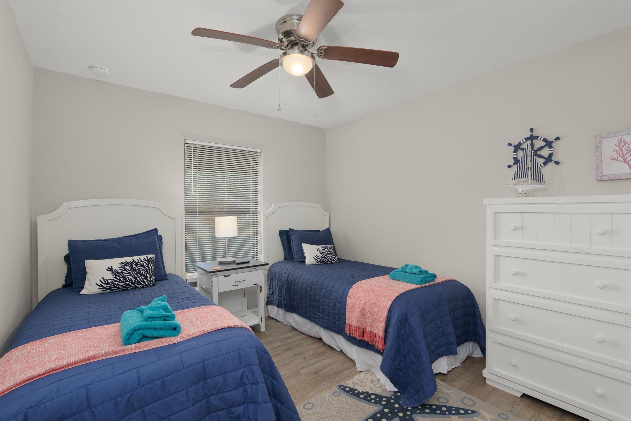 16 Ewing Street St. Augustine Beach, FL 32080 - Photo 14 of 55 a bedroom with bed and a window