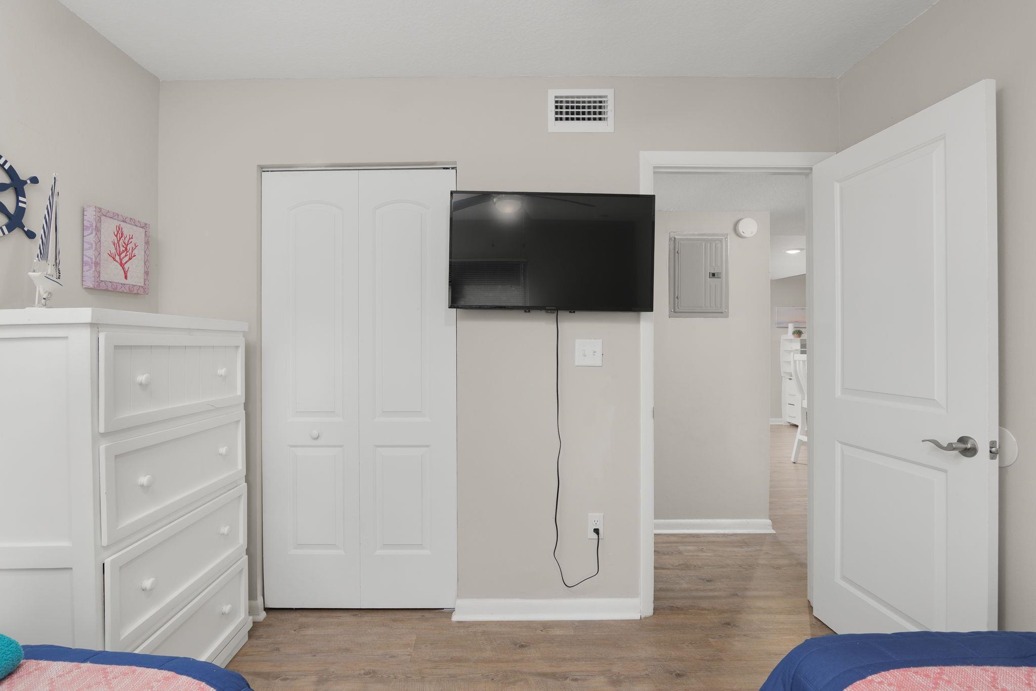 16 Ewing Street St. Augustine Beach, FL 32080 - Photo 15 of 55 a living room with furniture and a flat screen tv