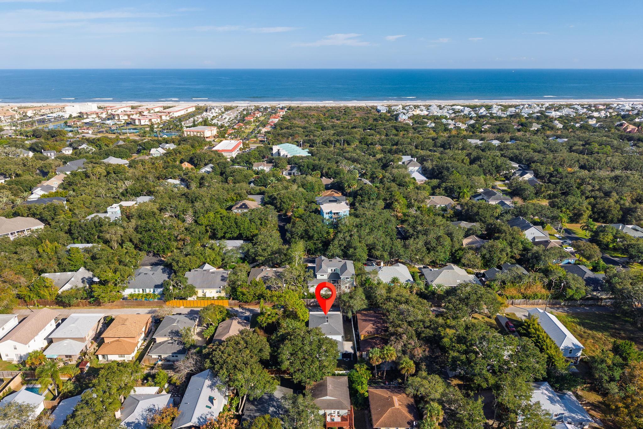16 Ewing Street St. Augustine Beach, FL 32080 - Photo 2 of 55 an aerial view of multiple house