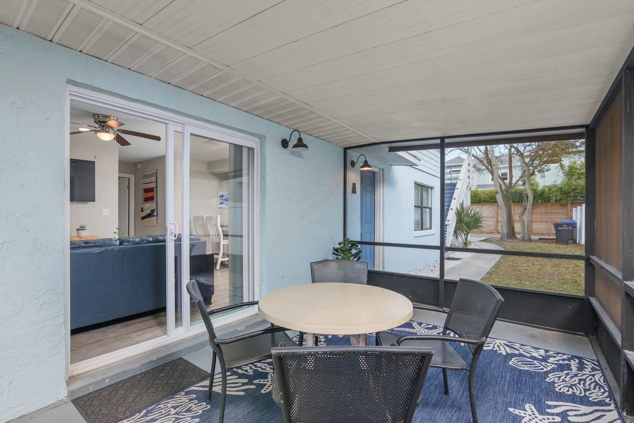16 Ewing Street St. Augustine Beach, FL 32080 - Photo 29 of 55 a view of a dining room with furniture window and wooden floor