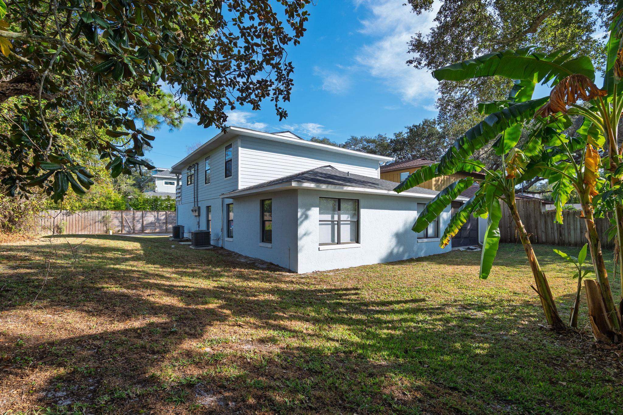 16 Ewing Street St. Augustine Beach, FL 32080 - Photo 48 of 55 a view of a house with a yard