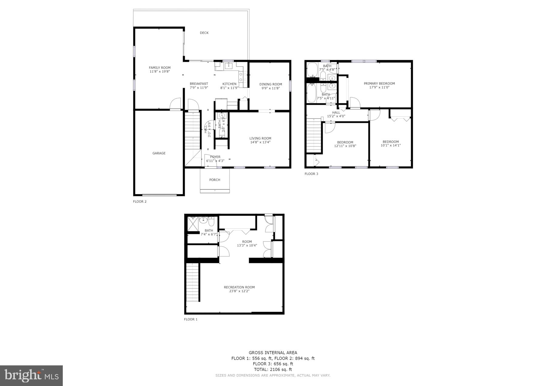 7804 Rippleview Lane Pasadena, MD 21122 - Photo 29 of 29 Full Home Layout Floor plan