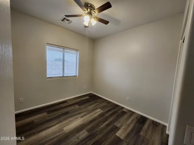 wooden floor in an empty room