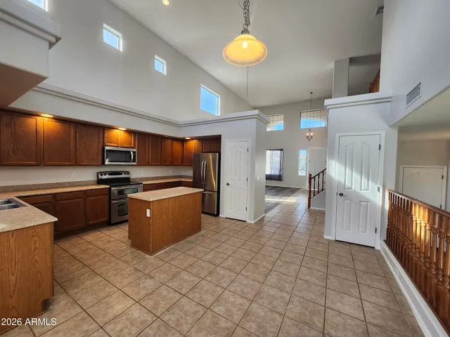 a view of a porch with a porch