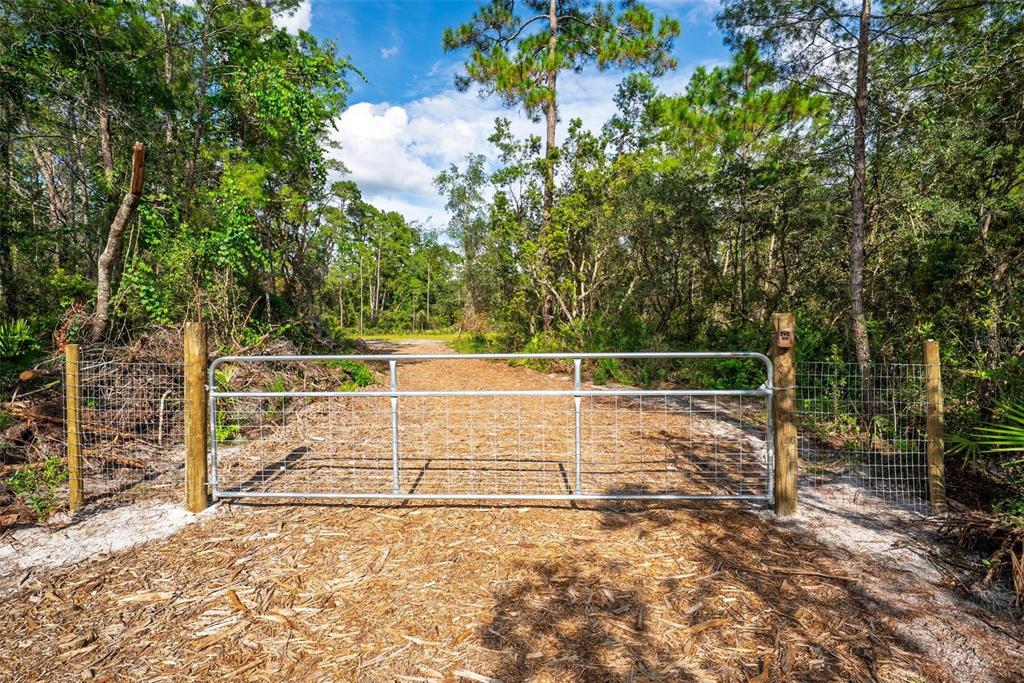 52215 Highway 19 Altoona, FL 32702 - Photo 11 of 15 a view of backyard with wooden fence