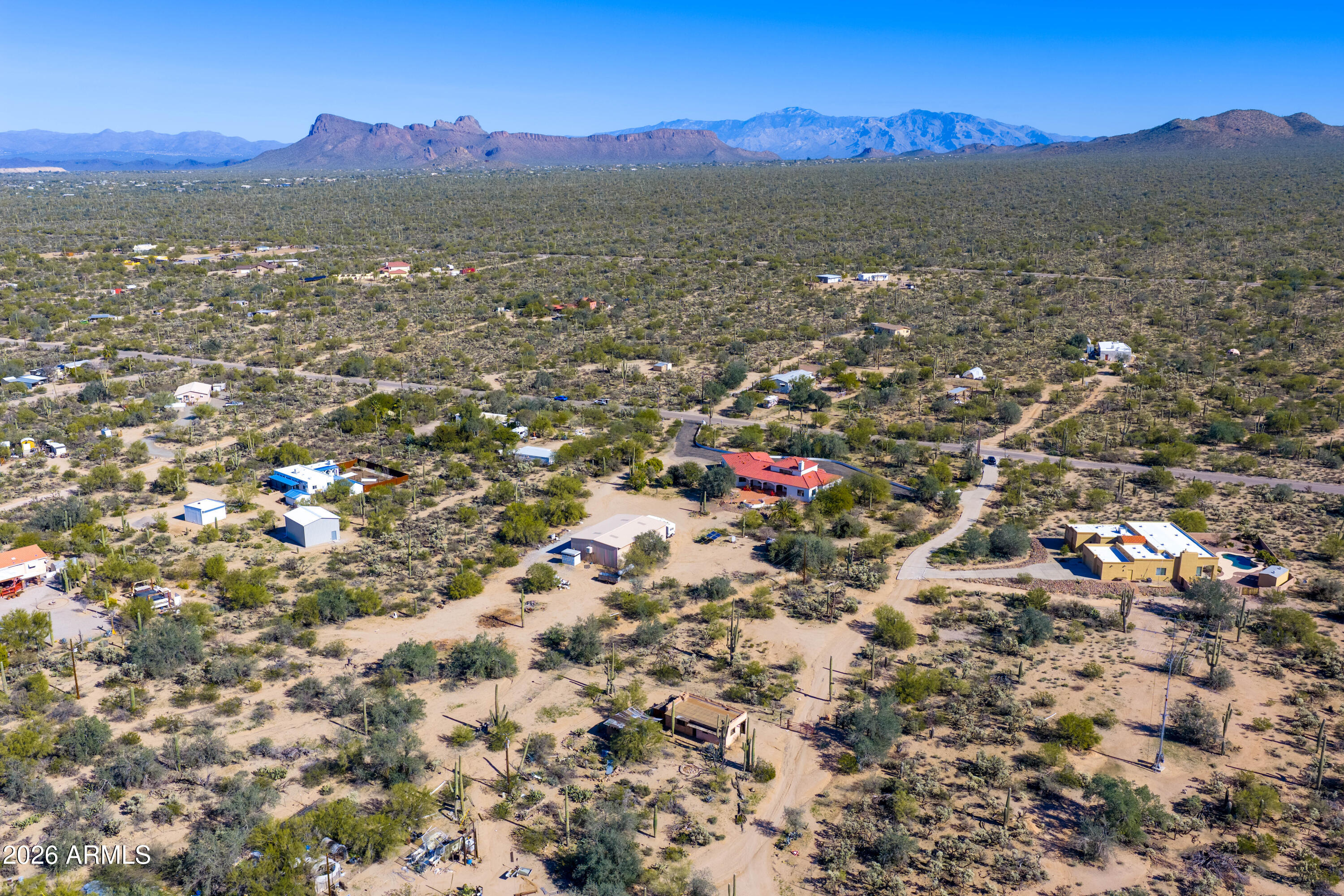 5159 North Lak A Yucca Road Tucson, AZ 85743 - Photo 64 of 66 a view of a town with mountains in the background