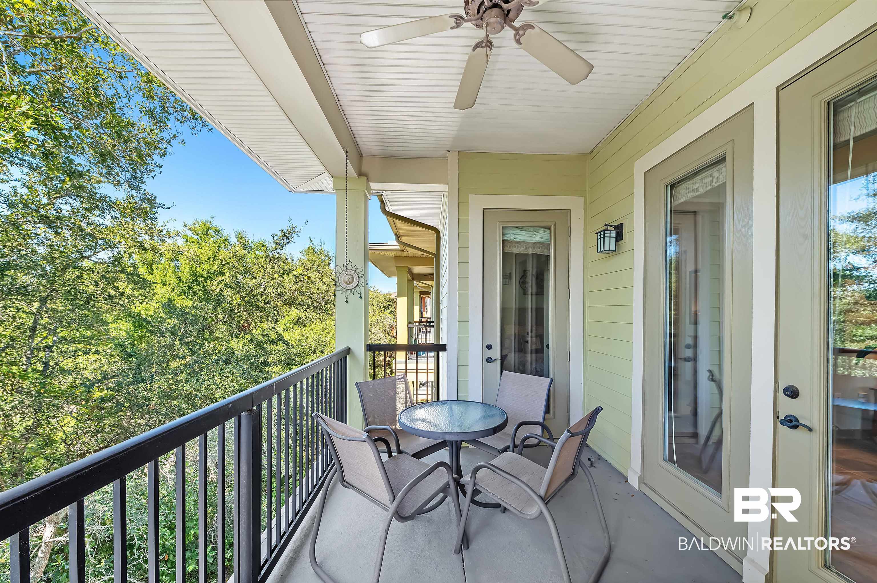 1430 Regency Road, Unit A301 Gulf Shores, AL 36542 - Photo 34 of 47 Balcony with ceiling fan