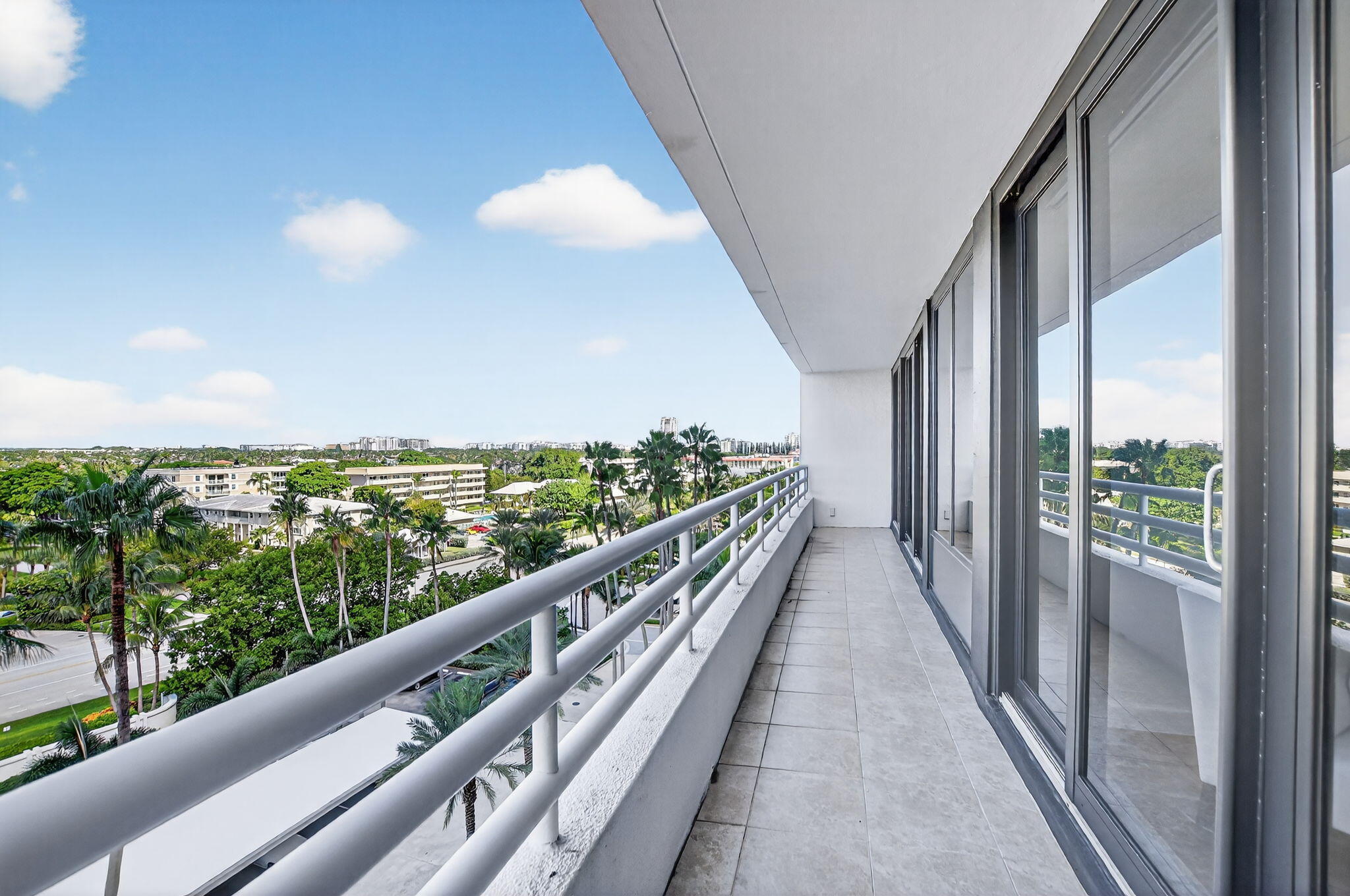 1500 South Ocean Boulevard, Unit 704 Boca Raton, FL 33432 - Photo 46 of 78 a view of a city from a balcony