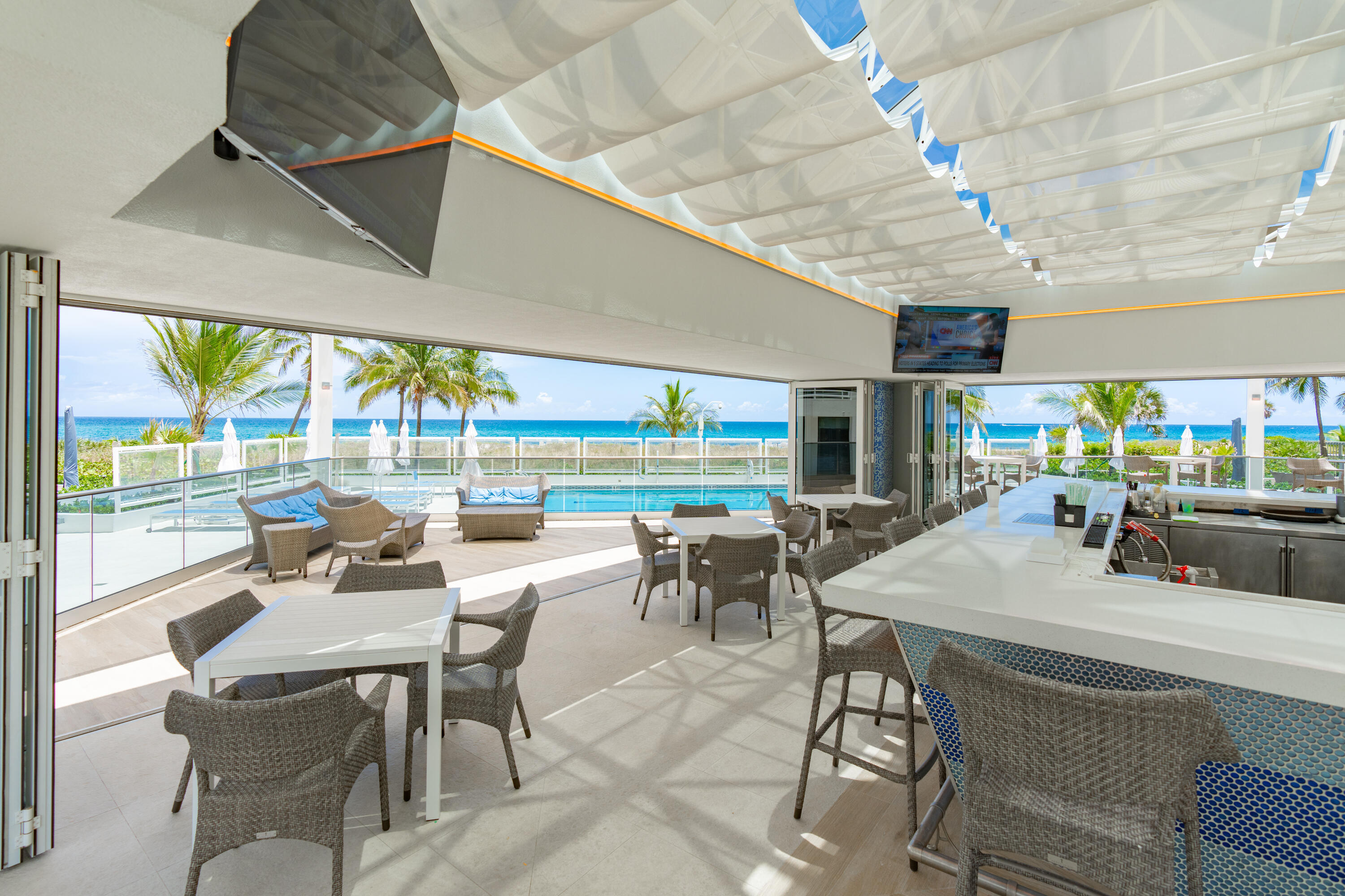 1500 South Ocean Boulevard, Unit 704 Boca Raton, FL 33432 - Photo 61 of 78 Pool Patio Bar 2