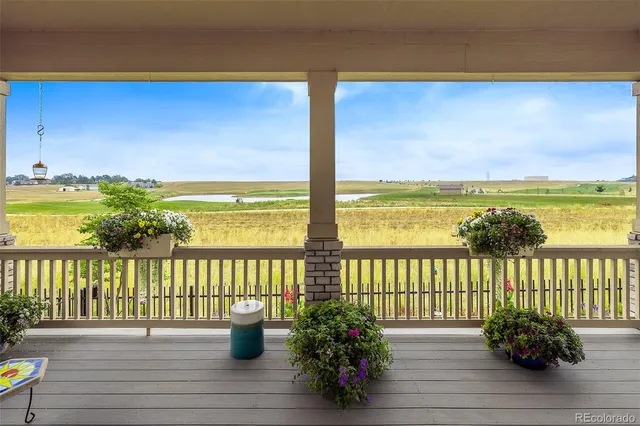a view of ocean from a balcony