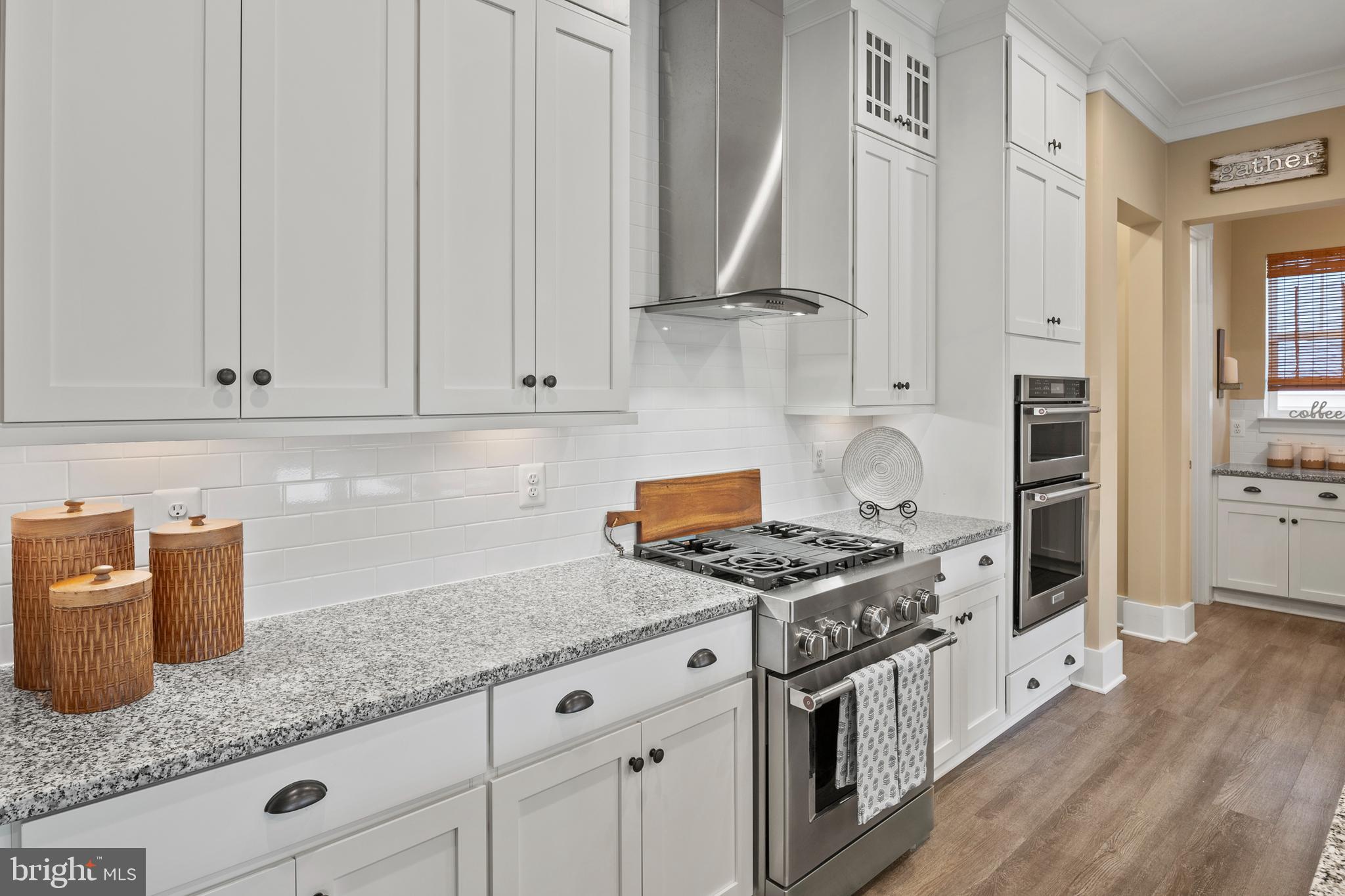44 Lively Stream Way Gettysburg, PA 17325 - Photo 14 of 70 a kitchen with granite countertop white cabinets and white appliances