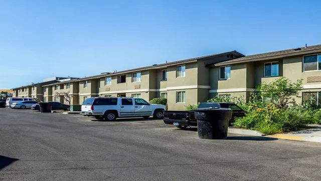 a car parked in front of a house